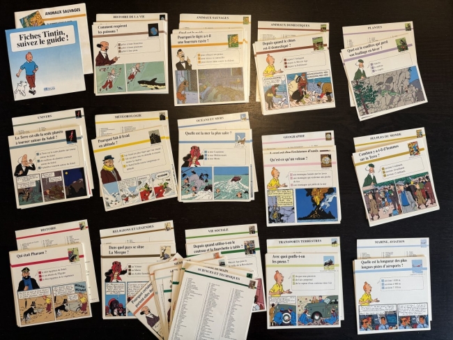 Fiches Tintin - Collector - Edition Atlas - 1991