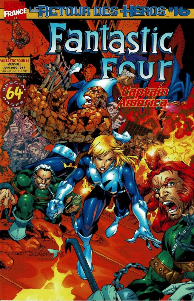 Marvel - Le Retour Des Héros - Fantastic Four & Captain America - #16 - (Juin 2000)