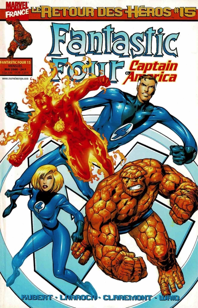 Marvel - Le Retour Des Héros - Fantastic Four & Captain America - #15 - (Mai 2000)