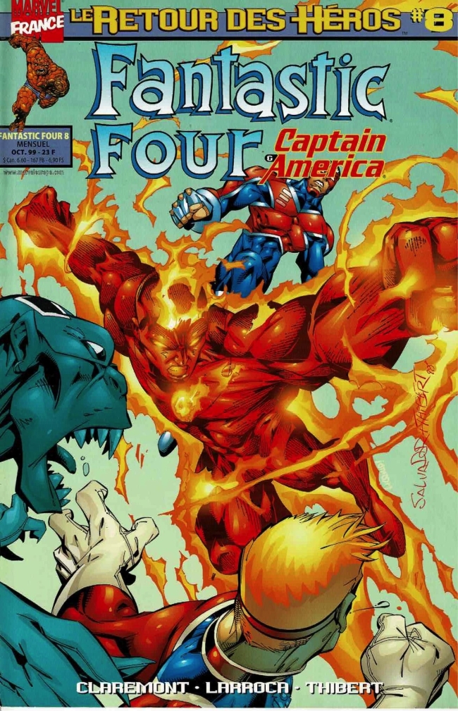 Marvel - Le Retour Des Héros - Fantastic Four & Captain America - #08 - (Octobre 1999)