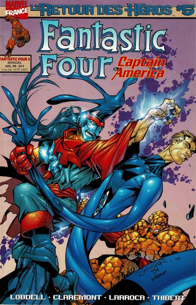 Marvel - Le Retour Des Héros - Fantastic Four & Captain America - #05 - (Juillet 1999)