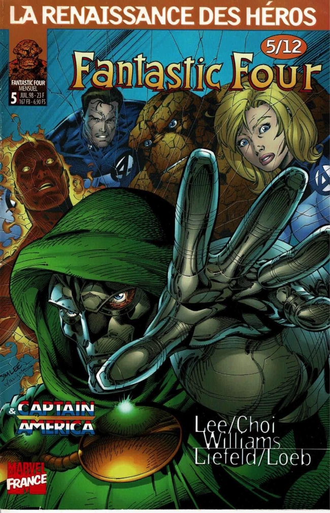 Marvel - La Renaissance Des Héros - Fantastic Four & Captain America  - #5/12 - (Juillet 1998)