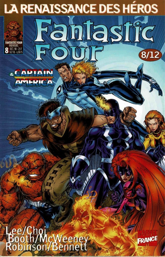 Marvel - La Renaissance Des Héros - Fantastic Four & Captain America  - #8/12 - (Octobre 1998)