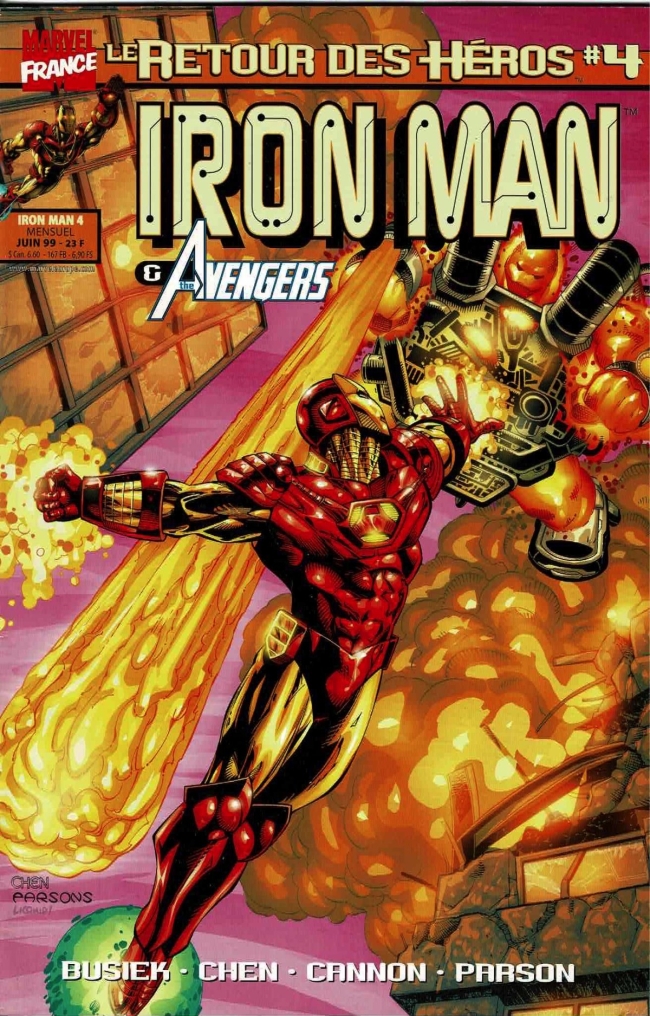 Marvel - Le Retour Des Héros - Iron Man & The Avengers - #04 - (Juin 1999)