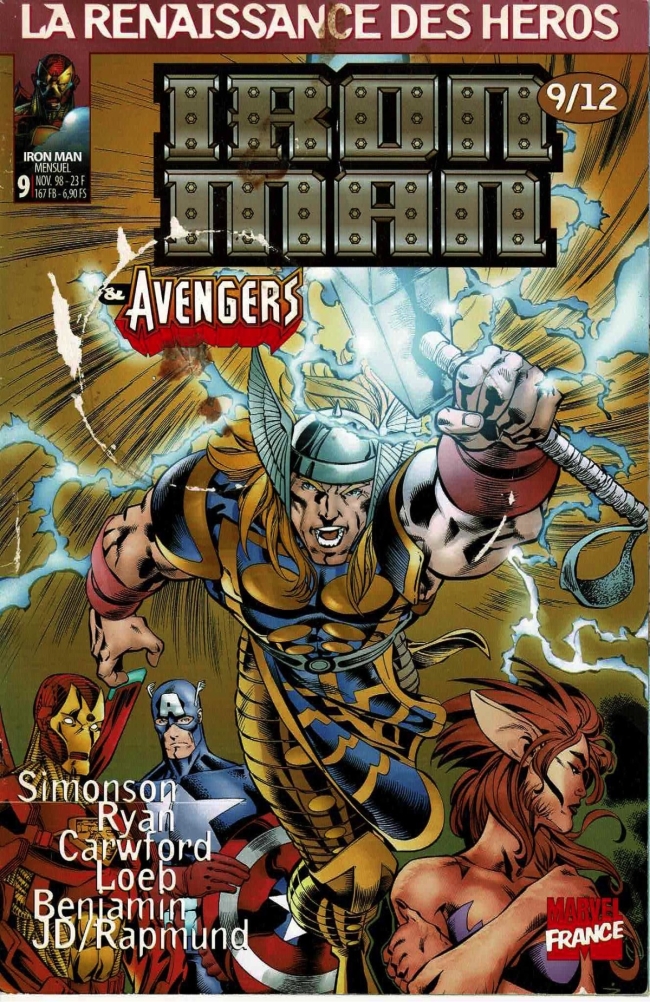 Marvel - La Renaissance Des Héros - Iron Man & The Avengers - #9/12 - (Novembre 1998)